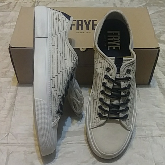 Frye Ludlow Canvas Print Sneakers - Picture 2 of 7
